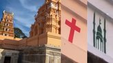 ಕೆ.ಆರ್.ನಗರದ ಪುರಾತನ ಹಿಂದೂ ದೇಗುಲದ ಮೇಲೆ ಶಿಲುಬೆ, ಮಸೀದಿ ಚಿತ್ರ!