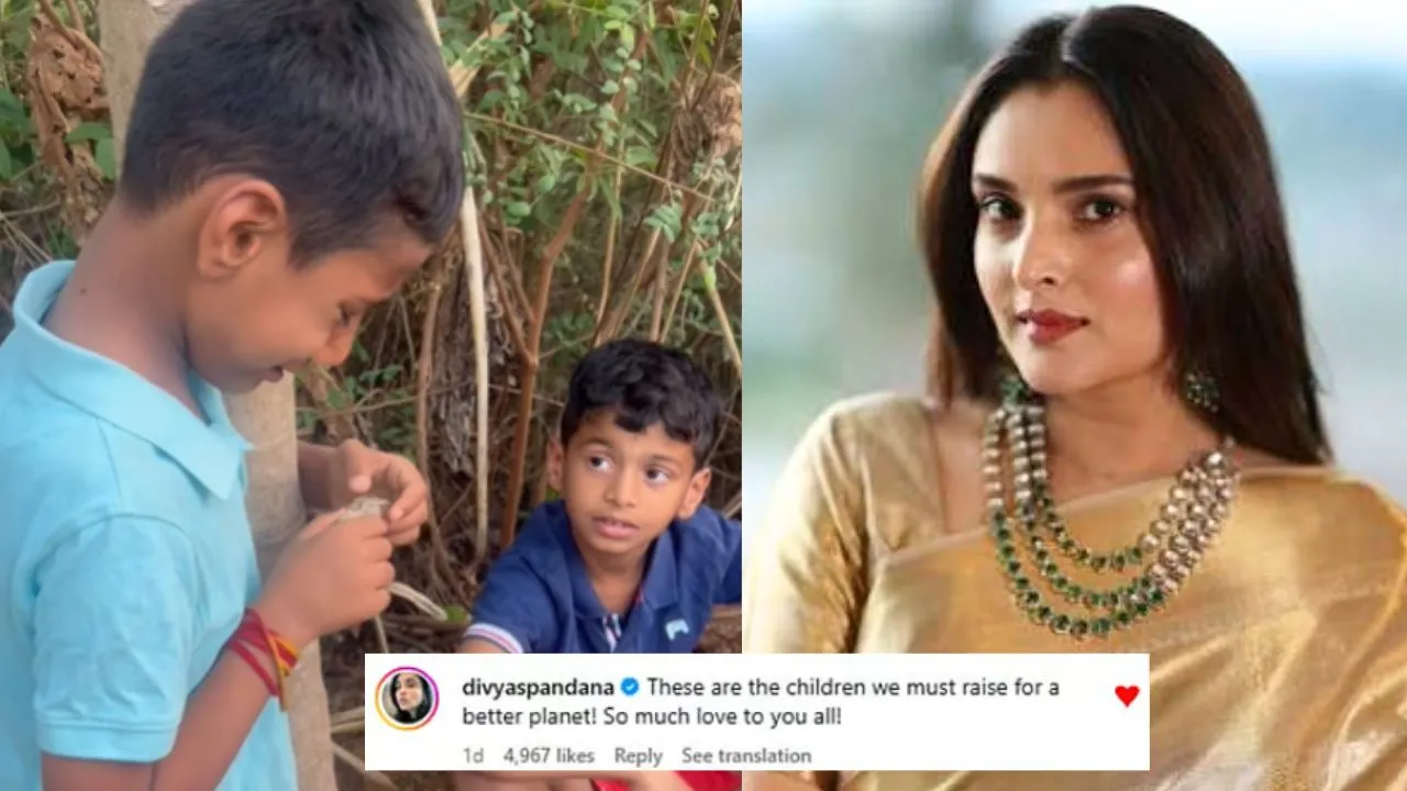Viral Video: ಅಳಿಲಿನ ಅಂತ್ಯಕ್ರಿಯೆ ವೇಳೆ ಕಣ್ಣೀರಿಟ್ಟ ಪುಟಾಣಿಗಳು; 'ಇಂತಹ ಮಕ್ಕಳನ್ನು ಬೆಳೆಸಬೇಕು' ಎಂದ ನಟಿ ರಮ್ಯಾ