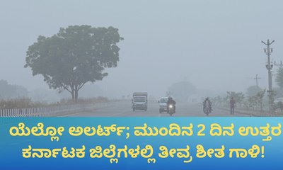 ಡಿ.13ರವರೆಗೆ ಬೆಳಗಾವಿ ಸೇರಿ 7 ಜಿಲ್ಲೆಗಳಲ್ಲಿ ಶೀತ ಗಾಳಿ ಎಚ್ಚರಿಕೆ