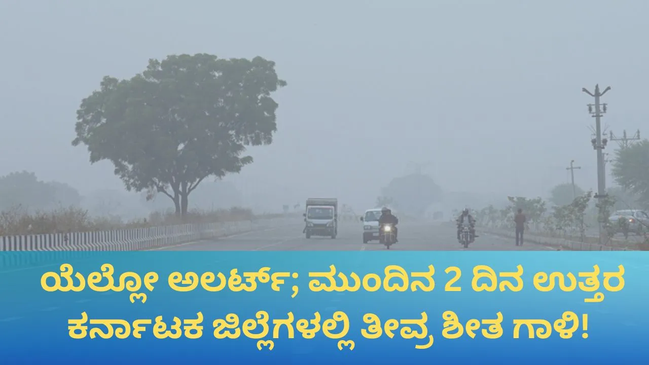 Karnataka Weather: ಡಿ.13ರವರೆಗೆ ಬೆಳಗಾವಿ, ಬಾಗಲಕೋಟೆ ಸೇರಿ 7 ಜಿಲ್ಲೆಗಳಲ್ಲಿ ಶೀತ ಗಾಳಿ ಎಚ್ಚರಿಕೆ