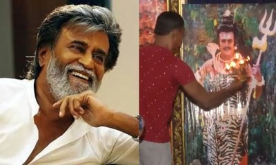 ಶಿವರಾತ್ರಿ ಪ್ರಯುಕ್ತ ರಜನಿ ಫೋಟೋಗೆ ವಿಶೇಷ ಪೂಜೆ ಮಾಡಿದ ಫ್ಯಾನ್‌!