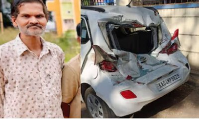 ಸಾವಿಗೆ ಹೋಗಿ ಬರುತ್ತಿದ್ದ ವ್ಯಕ್ತಿಗೆ ಆಕ್ಸಿಡೆಂಟ್‌, ಪತ್ನಿಯ ಎದುರೇ ಮರಣ