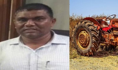 ಟ್ರ್ಯಾಕ್ಟರ್‌ ಮಗುಚಿ ಬಿದ್ದು ಸಿಎಂ ಸಿದ್ದರಾಮಯ್ಯ ಆಪ್ತ ಸಾವು