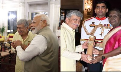 ಪದ್ಮಭೂಷಣ ಪಡೆದ ಬಳಿಕ ಪ್ರಧಾನಿ ನರೇಂದ್ರ ಮೋದಿ ಭೇಟಿಯಾದ ಅನಂತನಾಗ್