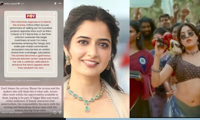 ನಟಿ ಜಾನ್ವಿ ಕಪೂರ್ ಬೆಂಬಲಕ್ಕೆ ನಿಂತ ಆಶಿಕಾ ರಂಗನಾಥ್