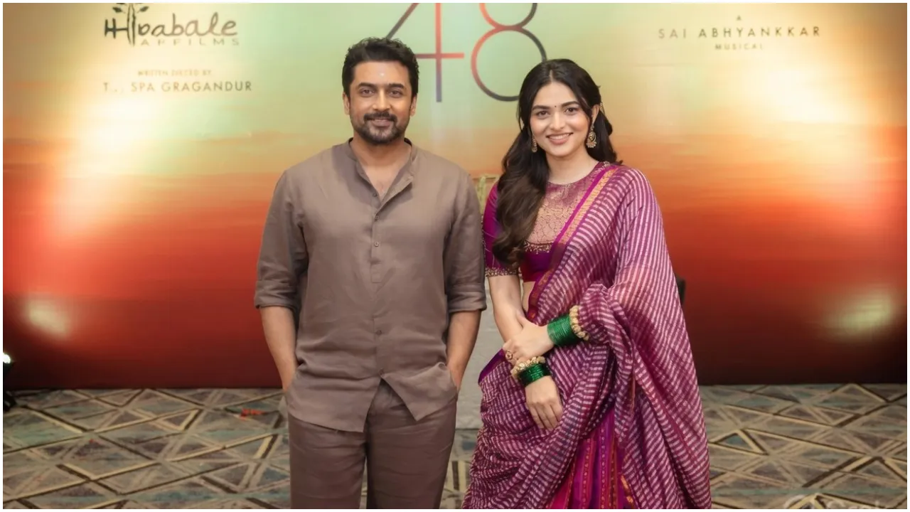 Photos: ಹೊಂಬಾಳೆ ಫಿಲ್ಮ್ಸ್ ನಿರ್ಮಾಣದ ಹೊಸ ಸಿನಿಮಾಕ್ಕೆ ಚೆನ್ನೈನಲ್ಲಿ ಮುಹೂರ್ತ; ʻಜೈ ಭೀಮ್‌ʼ ಡೈರೆಕ್ಟರ್ ಜೊತೆ ಕೈಜೋಡಿಸಿದ ನಟ ಸೂರ್ಯ - Image 3