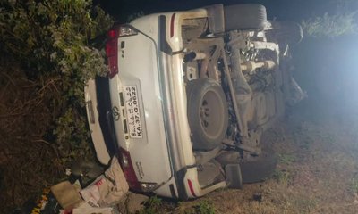 ಡಿಸಿಎಂ ಡಿಕೆ ಶಿವಕುಮಾರ್‌ ಪಿಎಸ್‌ ಕಾರು ಡಿಕ್ಕಿ, ಬೈಕ್‌ ಸವಾರ ಸಾವು