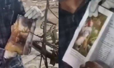ಇಡೀ ವಿಮಾನ ಸುಟ್ಟು ಕರಕಲಾದ್ರೂ ಭಗವದ್ಗೀತೆ ಮಾತ್ರ ಫುಲ್‌ ಸೇಫ್‌!