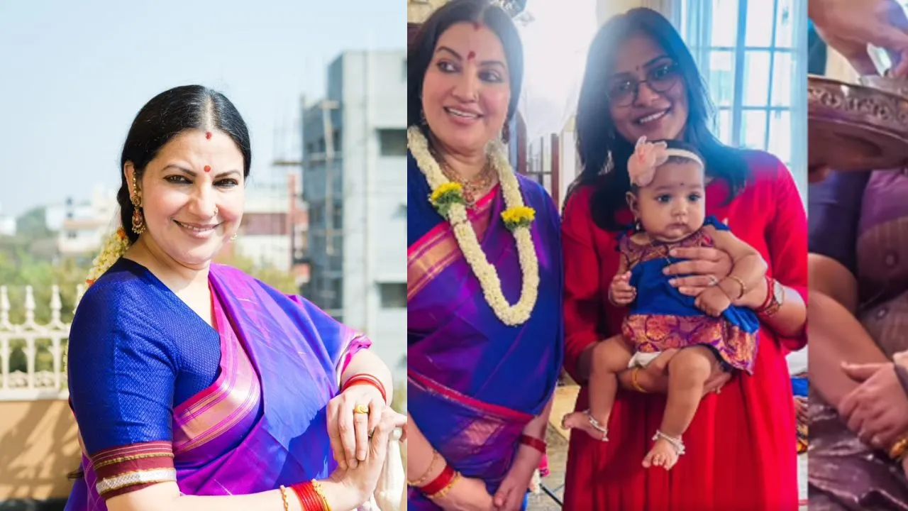 Bhavana Ramanna: ನಟಿ ಭಾವನಾ ರಾಮಣ್ಣ ಮಗಳ ನಾಮಕರಣ ಸಂಭ್ರಮ: ಅಜ್ಜಿಯ ಹೆಸರಿಟ್ಟ ನಟಿ! - Image 1