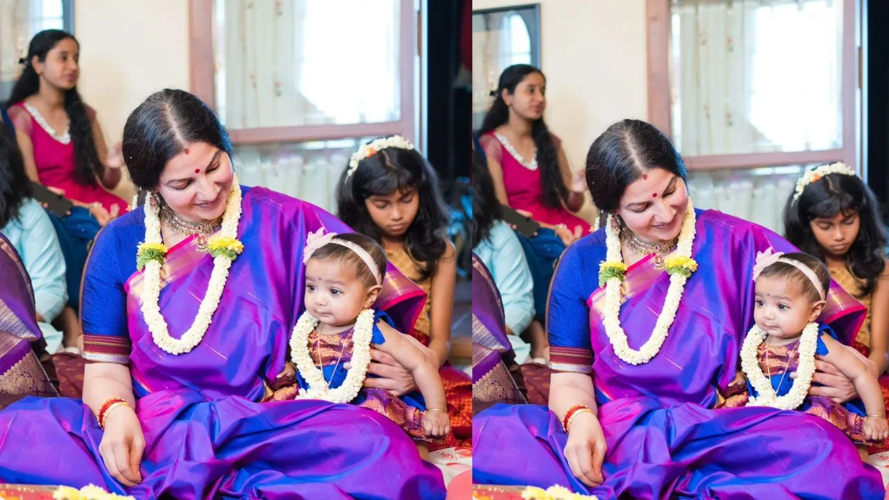 Bhavana Ramanna: ನಟಿ ಭಾವನಾ ರಾಮಣ್ಣ ಮಗಳ ನಾಮಕರಣ ಸಂಭ್ರಮ: ಅಜ್ಜಿಯ ಹೆಸರಿಟ್ಟ ನಟಿ! - Image 6