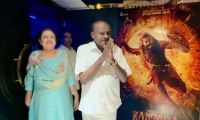 ಕಾಂತಾರ-1 ಪದಗಳಿಗೂ ಮೀರಿದ ಸೃಜನಶೀಲ ಸೃಷ್ಟಿ: ಎಚ್‌ಡಿಕೆ ಮೆಚ್ಚುಗೆ