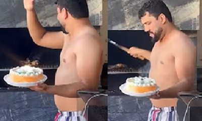 ಕೇಕ್‌ ಬ್ಲಾಸ್ಟ್‌- ಬರ್ತ್‌ ಡೇ ಬಾಯ್‌ಗೆ ಫುಲ್‌ ಶಾಕ್‌!