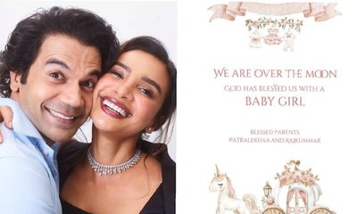 ಬಾಲಿವುಡ್ ನಟ ರಾಜ್ ಕುಮಾರ್ ರಾವ್‌ ದಂಪತಿಗೆ ಹೆಣ್ಣು ಮಗು!