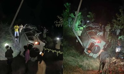 ಮರಕ್ಕೆ ಬೊಲೆರೊ ಡಿಕ್ಕಿಯಾಗಿ ನಾಲ್ವರು ದುರ್ಮರಣ