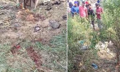 ಬಾಂಬ್‌ ಸ್ಫೋಟಕ್ಕೆ ಯತ್ನ; ಕಿಡಿಗೇಡಿಯ ಕೈಯಲ್ಲೇ ಬ್ಲಾಸ್ಟ್‌!