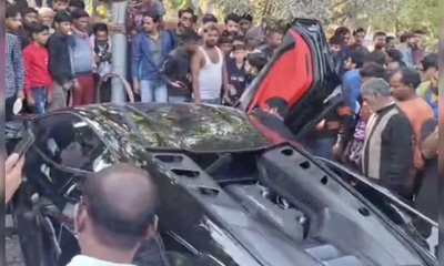 ಪಾದಾಚಾರಿಗಳ ಮೇಲೆ ಲ್ಯಾಂಬೋರ್ಘಿನಿ ಕಾರು ಹರಿಸಿದ ತಂಬಾಕು ಉದ್ಯಮಿ ಮಗ