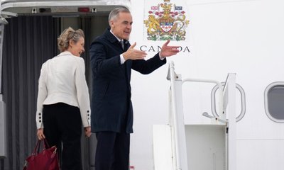 ಭಾರತಕ್ಕೆ ಆಗಮಿಸಿದ ಕೆನಡಾ ಪ್ರಧಾನಿ ಮಾರ್ಕ್ ಕಾರ್ನಿ