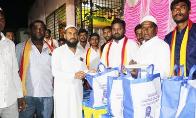 ಕರ್ನಾಟಕ ಯುವಸೇನೆ ವೇದಿಕೆ ವತಿಯಿಂದ ಉಚಿತ ದಿನಸಿ ಕಿಟ್ ವಿತರಣೆ