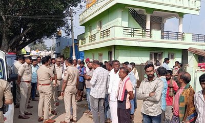 ದೇವರೆಡ್ಡಿಪಲ್ಲಿ ಗ್ರಾಮದಲ್ಲಿ ಬಿಗಿ ಪೊಲೀಸ್ ಬಂದೋಬಸ್ತ್