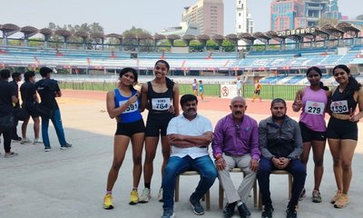 ಜಿಲ್ಲೆಗೆ 4*400 ಮೀ ರಿಲೆಯಲ್ಲಿ ಚಿನ್ನ, 4*100 ಮೀ ರಿಲೆಯಲ್ಲಿ ಬೆಳ್ಳಿ ಪದಕ