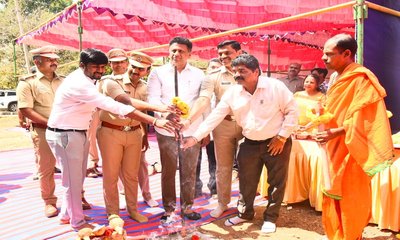 ಕಾಮಗಾರಿಗೆ ಜಿಲ್ಲಾ ಉಸ್ತುವಾರಿ ಸಚಿವರಿಂದ ಶಂಕುಸ್ಥಾಪನೆ