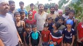ಬೇಸಿಗೆ ಶಿಬಿರದಲ್ಲಿ ಮಕ್ಕಳಿಗೆ ಈಜು ತರಬೇತಿ