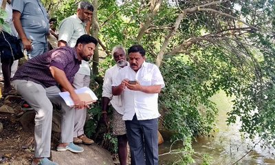 ಅಧಿಕಾರಿಗಳೊಂದಿಗೆ ಸುತ್ತಾಟ ೩ ತಿಂಗಳಲ್ಲಿ ೫ ಕೋಟಿ ವೆಚ್ಚದ ಕಾಮಗಾರಿ ಪ್ರಾರಂಭ