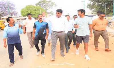 ಗಂಗಮ್ಮಗುಡಿ ರಸ್ತೆ ಅಭಿವೃದ್ದಿಪಡಿಸಲು ಸಜ್ಜಾದ ಜಿಲ್ಲಾಡಳಿತ