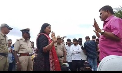 ಗುರ್ತಿಸಲ್ಪಟ್ಟ ಸ್ಥಳದಲ್ಲಿ ಗುಡಿಸಲು ಹಾಕಿದ ನಾಗರಿಕರು