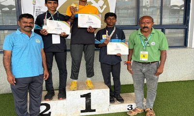 ರಾಜ್ಯ ಮಿನಿ ಒಲಂಪಿಕ್ಸ್ ಜಿಲ್ಲೆಗೆ ಕಂಚಿನ ಪದಕ