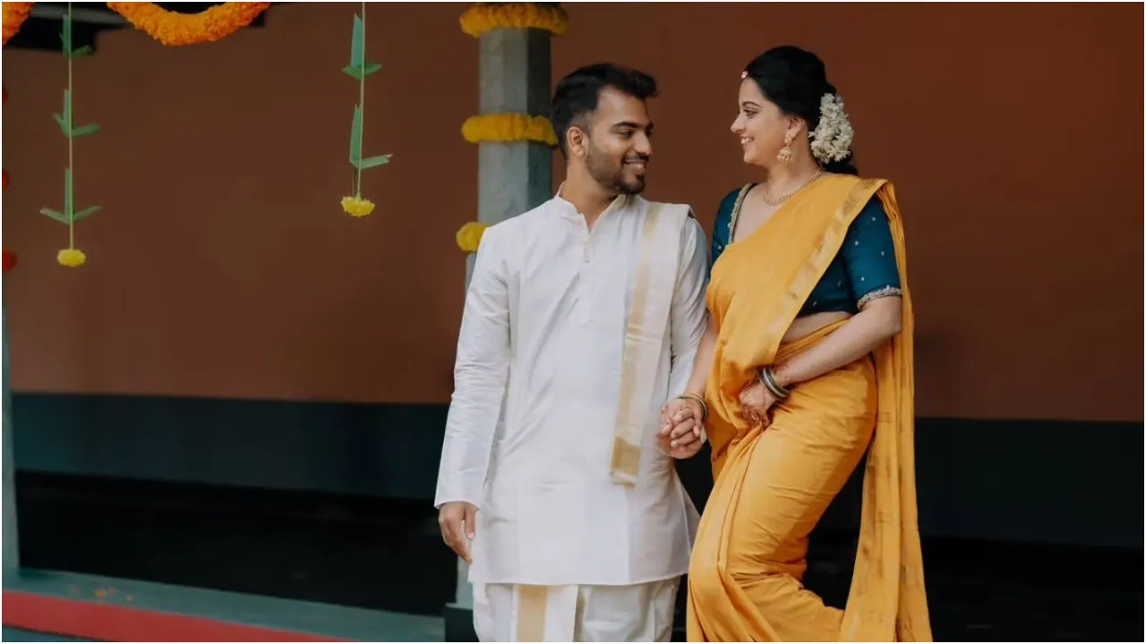 Photos: ಸದ್ದಿಲ್ಲದೇ ಕರಾವಳಿ ಸಂಪ್ರದಾಯದಂತೆ ದಾಂಪತ್ಯ ಜೀವನಕ್ಕೆ ಕಾಲಿಟ್ಟ ʻಜೋಡಿ ಹಕ್ಕಿʼ ಸೀರಿಯಲ್‌ ಖ್ಯಾತಿಯ ಚೈತ್ರಾ ರಾವ್‌ - Image 1