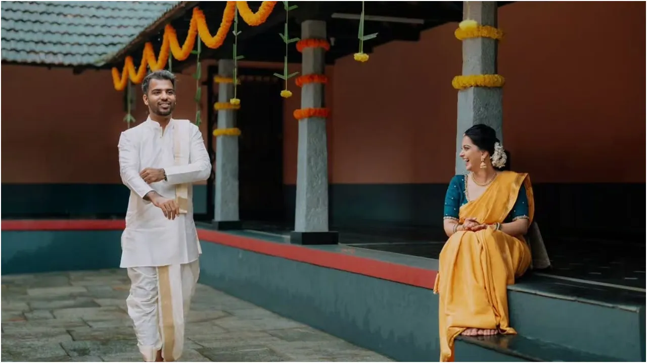 Photos: ಸದ್ದಿಲ್ಲದೇ ಕರಾವಳಿ ಸಂಪ್ರದಾಯದಂತೆ ದಾಂಪತ್ಯ ಜೀವನಕ್ಕೆ ಕಾಲಿಟ್ಟ ʻಜೋಡಿ ಹಕ್ಕಿʼ ಸೀರಿಯಲ್‌ ಖ್ಯಾತಿಯ ಚೈತ್ರಾ ರಾವ್‌ - Image 4