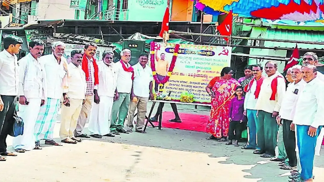 ಚೇಳೂರಿನಲ್ಲಿ ಜಿವಿಎಸ್‌ಗೆ 4ನೇ ವರ್ಷದ ಸ್ಮರಣೆ