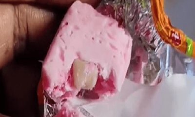 ಚಾಕ್ಲೇಟ್‌ನಲ್ಲಿ ಮನುಷ್ಯನ ಹಲ್ಲು ಪತ್ತೆ!