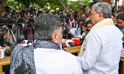 ನಾವು ಒಗ್ಗಟ್ಟಾಗಿದ್ದೇವೆ, ನಮ್ಮದು ಒಂದೇ ಧ್ವನಿ: ಸಿಎಂ, ಡಿಸಿಎಂ ಜಂಟಿ ನುಡಿ