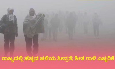 ಮುಂದಿನ 2 ದಿನ ಉತ್ತರ ಕರ್ನಾಟಕದಲ್ಲಿ ತೀವ್ರ ಶೀತ ಗಾಳಿ ಎಚ್ಚರಿಕೆ!