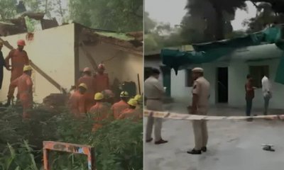 ಹುಮಾಯೂನ್‌ ಸಮಾಧಿ ಬಳಿ ಮೇಲ್ಛಾವಣಿ ಕುಸಿದು 6 ಸಾವು