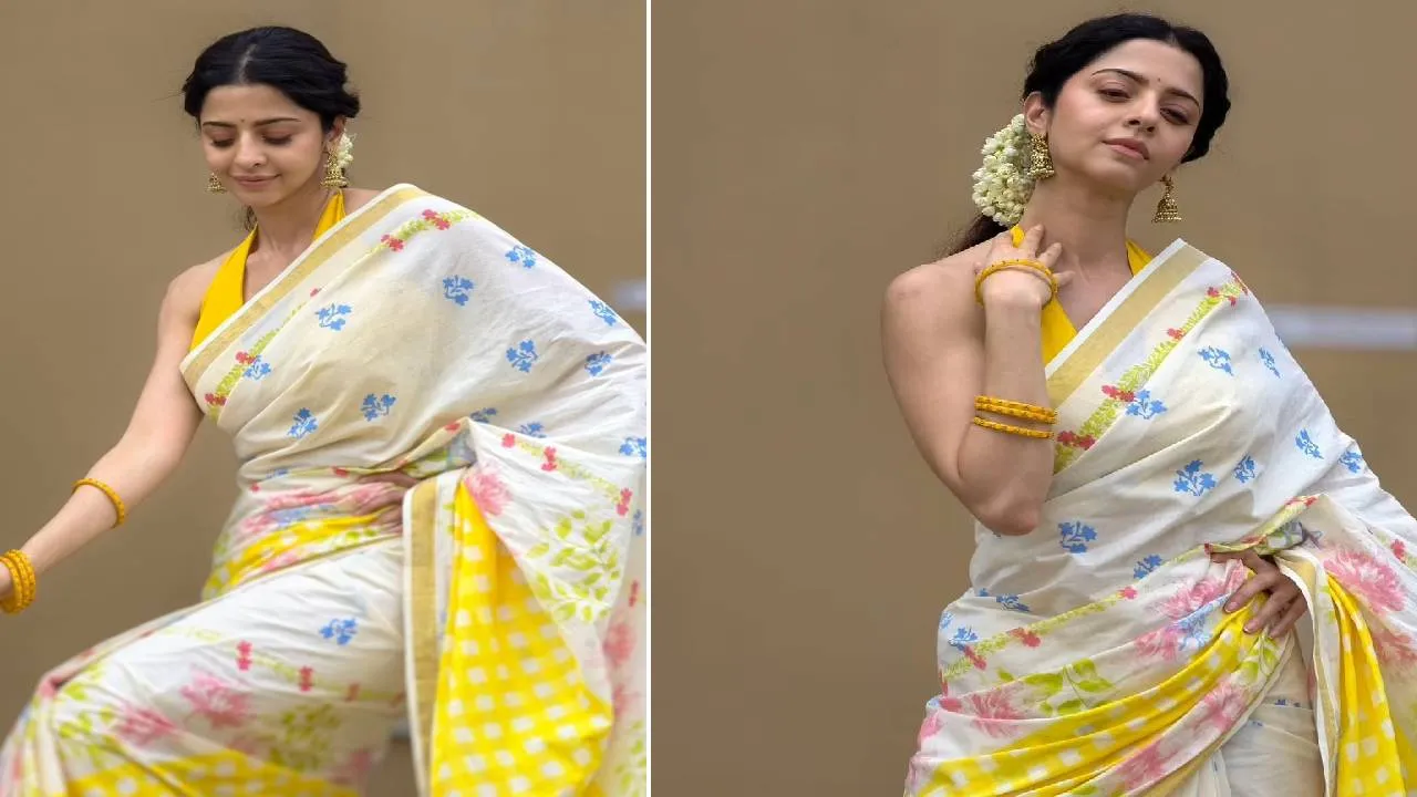 Star Saree Fashion 2026: ಕಾಟನ್‌ ಸೀರೆ ಪ್ರಿಯರನ್ನು ಸೆಳೆದ ನಟಿ ವೇದಿಕಾ ಉಟ್ಟ ಕಸವು ಸೀರೆ - Image 1