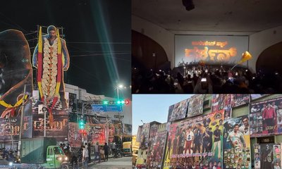 ರಾಜ್ಯಾದ್ಯಂತ ‘ಡೆವಿಲ್’ ಅಬ್ಬರ; ಕಟೌಟ್‌ಗೆ ಹಾಲಿನ ಅಭಿಷೇಕ!