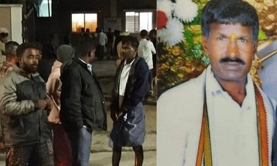 ಪೊಲೀಸರ ವಶದಲ್ಲಿದ್ದಾಗ ವ್ಯಕ್ತಿಯ ಸಾವು, ಕೆರಳಿದ ಗ್ರಾಮಸ್ಥರಿಂದ ಪ್ರತಿಭಟನೆ