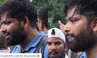 ಸಿಜೆಪಿ ಪ್ರತಿಭಟನೆಗಾಗಿ ದೂರದ ಆಸ್ಟ್ರೇಲಿಯಾದಿಂದ ಆಗಮಿಸಿದ ಯುವಕ