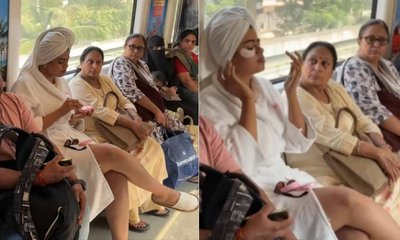 ಮೆಟ್ರೋದಲ್ಲೂ ಸ್ಕಿನ್‌ಕೇರ್: ಮಹಿಳೆಯ ವರ್ತನೆ ಕಂಡು ಪ್ರಯಾಣಿಕರೇ ಶಾಕ್