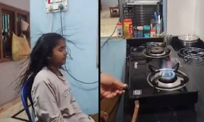 ಬೆರಳಿನಿಂದ ಗ್ಯಾಸ್ ಸ್ಟೌವ್ ಹಚ್ಚಿದ ಮಹಿಳೆ: ಇದು ಹೇಗೆ ಸಾಧ್ಯ?