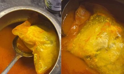 ಸಾಂಬಾರ್‌ಗೆ ಪ್ಲಾಸ್ಟಿಕ್‌ ಕವರ್‌ ಜತೆಗೆ ಚಿಕನ್‌ ಹಾಕಿದ ಮಹಿಳೆ