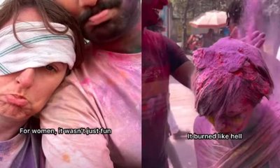 ವೃಂದಾವನದಲ್ಲಿ ಹೋಳಿ ಆಚರಿಸಲು ಬಂದ ವಿದೇಶಿ ಮಹಿಳೆಗೆ ಕಿರುಕುಳ