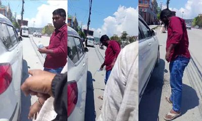 ಗುಟ್ಕಾ ಉಗುಳಿದ್ದಕ್ಕಾಗಿ ಭಾರತೀಯ ಪ್ರವಾಸಿಗರ ಮೇಲೆ ಕಿಡಿಕಾರಿದ ವ್ಯಕ್ತಿ!