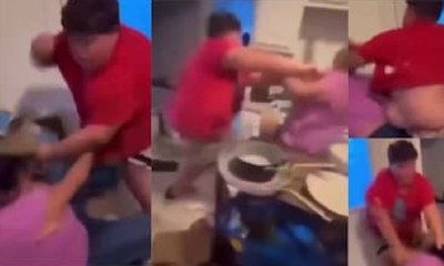 ಊಟಕ್ಕಾಗಿ ತಾಯಿಯನ್ನೇ ಥಳಿಸಿದ ಬಾಲಕ: ವಿಡಿಯೊ ವೈರಲ್