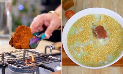 ಅಡುಗೆಗೆ ಇಟ್ಟಿಗೆ ಒಗ್ಗರಣೆ ಹಾಕಿದ ಶೆಫ್‌: ಇದೆಂಥಾ ಪ್ರಯೋಗ ಎಂದ ನೆಟ್ಟಿಗರು