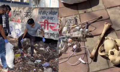 ದೆಹಲಿಯಲ್ಲಿ ಕಸದ ರಾಶಿಯಲ್ಲಿ ಅಸ್ಥಿಪಂಜರ ಪತ್ತೆ