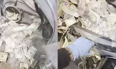 ಸೆಕೆಂಡ್ ಹ್ಯಾಂಡ್ ಡ್ರೈಯರ್‌ ನಲ್ಲಿ ರಾಶಿ ಹಣದ ನೋಟು ಪತ್ತೆ: ವಿಡಿಯೊ ವೈರಲ್